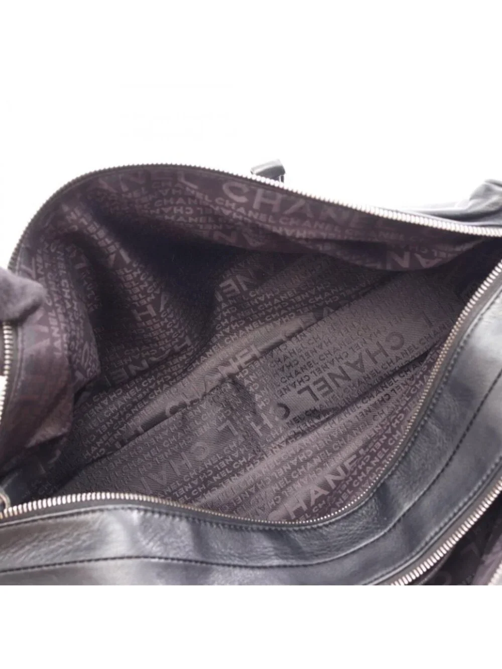 Chanel Choco Bar Black Lambskin Bar Boston